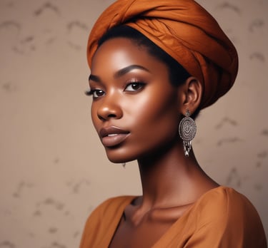 woman with black hair and brown eyes