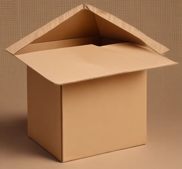 A stack of flattened and tightly packed cardboard boxes and packaging materials, displaying various printed labels, logos, and text in multiple colors. The cardboard is crumpled and layered, showing visible wear and tear, and some pieces have torn edges.
