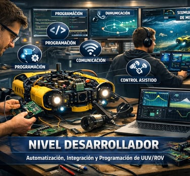 Nivel Desarrollador — Automatización, Integración y Programación de UUV/ROV
