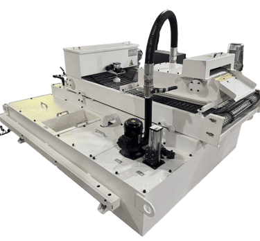 Paper band filter for micromatic grinding machine