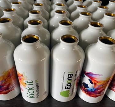 Bedruckte tassen becher Flaschen