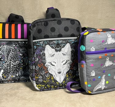 sling-bags, cross-body bags, backpacks