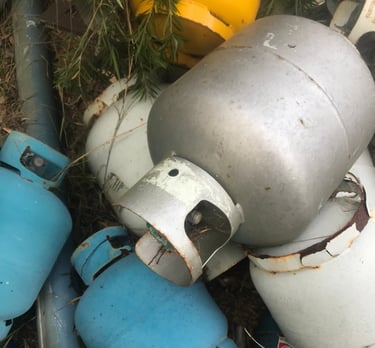 gas bottles