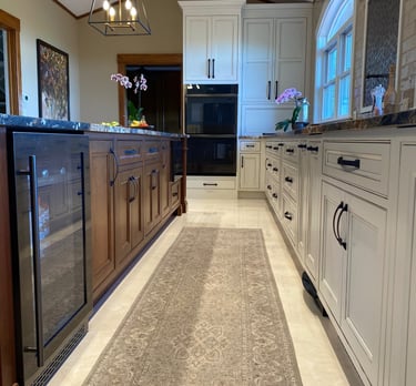 A fully equipped cooks kitchen