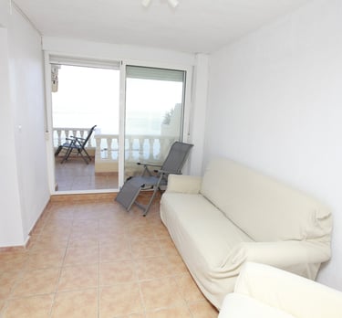 Hall de entrada a la casa en la Manga del Mar Menor