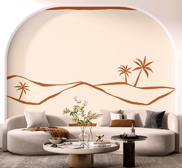 Papier peint design pour intérieur, salon, cuisine, chambre, bureau. 