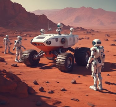 Graphic showing a progress bar with AI course modules completed.