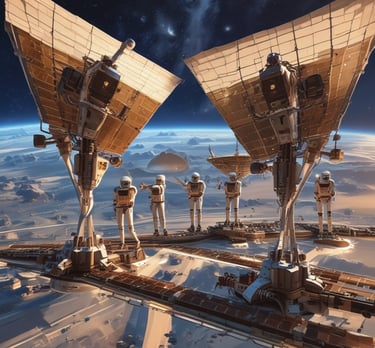 Graphic showing a progress bar with AI course modules completed.