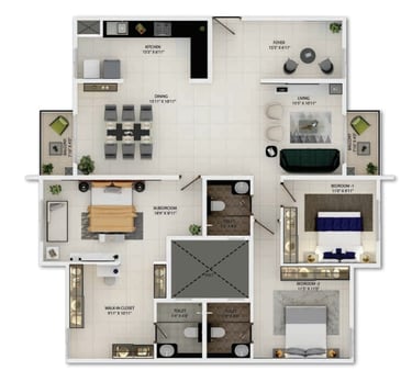 Provident Sunworth 3BHk Grand price