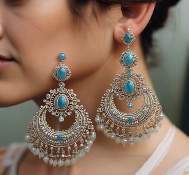A collection of beautiful necklaces displayed elegantly.