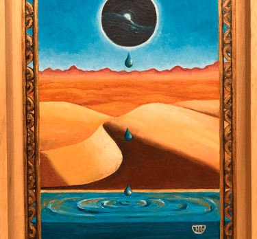 Dos cuadros parejos. Óleo en lienzos de 18 x 26,25 cm.