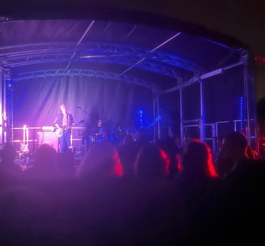 Allergy live music band rocking at woolyfest