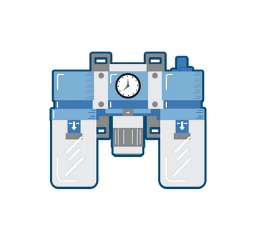 Unidad de mantenimiento FRL marca SMC