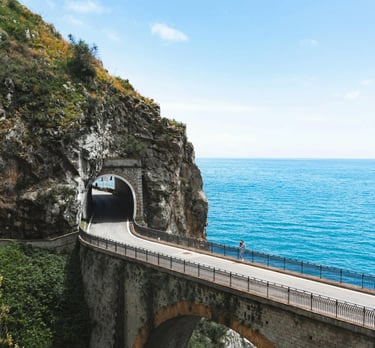 The Fiordo di Furore Bridge on the Amalfi Coast