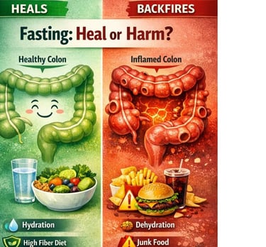 ⚕️🧠 Diverticulosis & Fasting 2026 What Helps vs What Harms (Backfires) (4)