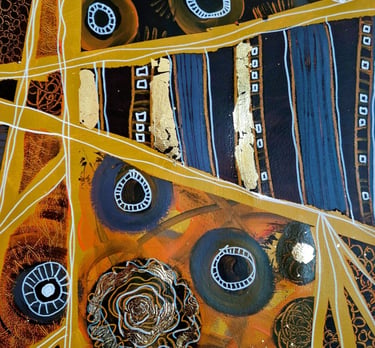 Sue Binding artwork 'Golden Brown'