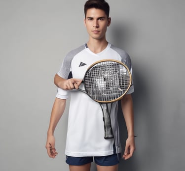 a folded brochure with a black and white photo