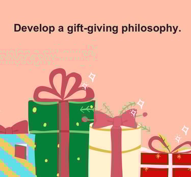 a group of presents with presents and gifts which suggests gift ideas