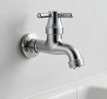 Before and after shots of a home office renovation with fresh paint and new desk.