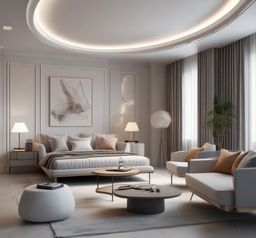 A sleek, organized office space designed for productivity and comfort.