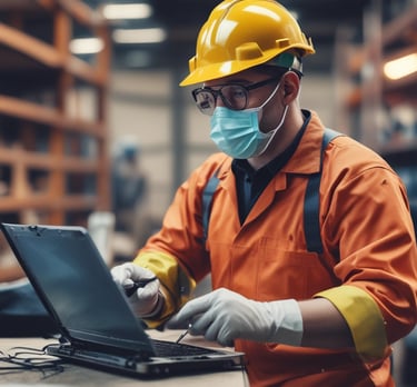 blue and white striped round textile