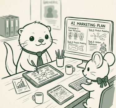 emotjib team work on ai search marketing