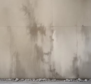 blue and white striped round textile