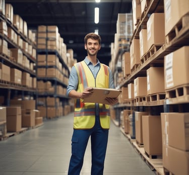 a man riding a skateboard down a street next to tall buildings