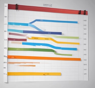 Close-up of hands interacting with a touch screen displaying AI-powered analytics.