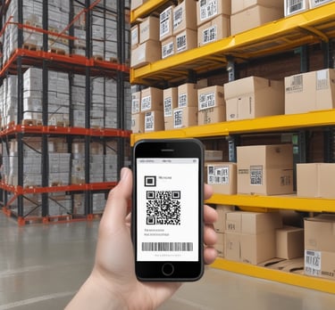 SME warehouse management with QR