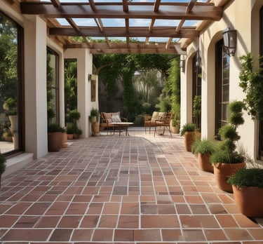 Variety of ceramic tiles arranged in a colorful pattern, emphasizing texture and detail.