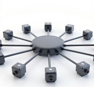 A minimalist splash screen showcasing the marghi logo in soft pastel colors on a clean white background