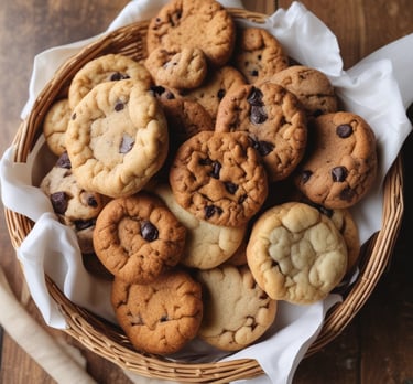 An inviting display of assorted breads from Traxler Home Bakery arranged on a kitchen table.