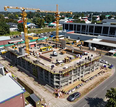 wreaking ball during daytime
