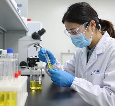 Athlete stretching outdoors with a scenic Oregon backdrop, highlighting sports medicine care.