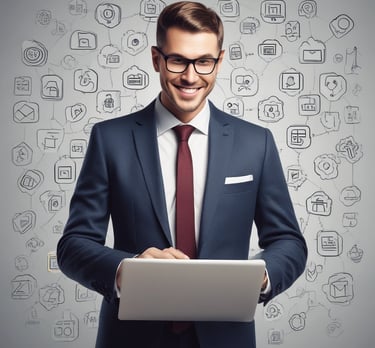 A sleek, modern digital marketplace interface showcasing premium domain listings with clean design and vibrant highlights.