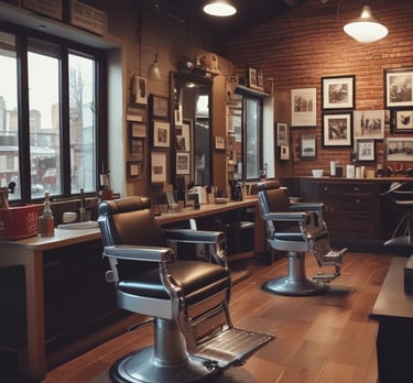 A sleek laptop screen showing a clean, modern website interface with neutral colors.