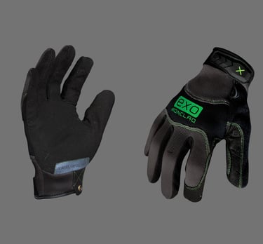 High performance industrial safety gloves for hand protection in hazardous environments