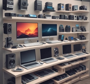 Cozy home goods like cushions and decor arranged invitingly on shelves.