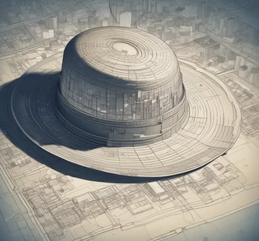 a man riding a skateboard down a street next to tall buildings