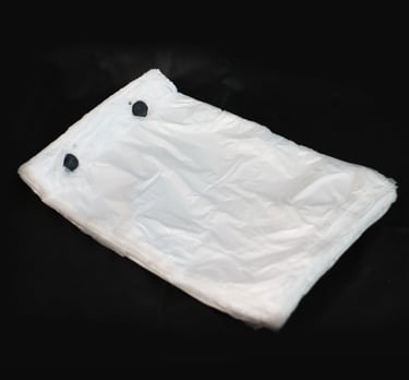 Saco transparente blocado