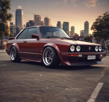 Detailed close-up of diecast model cars showcasing their shiny surfaces.