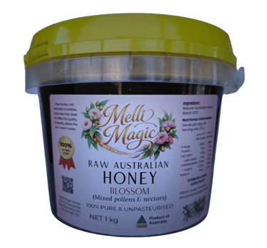 melli magic raw australian blossom honey 1kg
