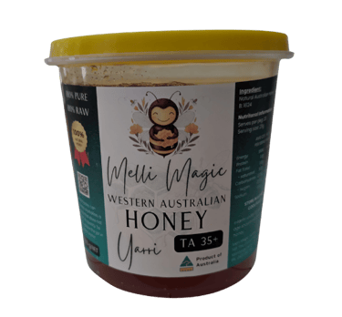 Yarri Western Australian raw honey certified TA 35+