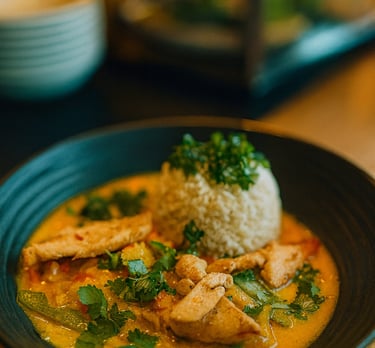 Thai Curry mit Reis - Mittagstisch im hausgemacht by Klink-Eberhard