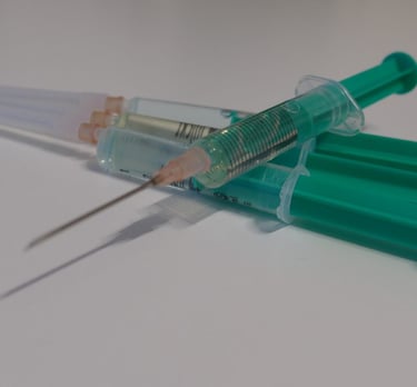 Bild von Impfspritzen wegen Corona