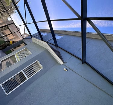 Pool enclosure screen repair in Florida