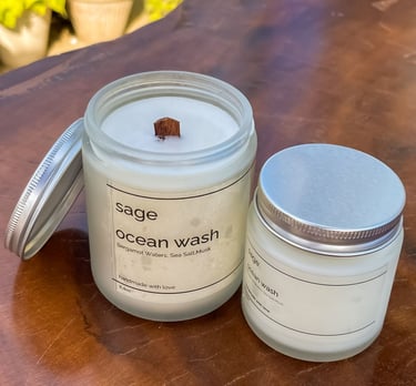 Ocean Wash Scented Candle