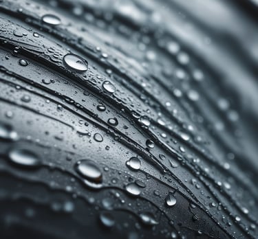 A professional car wash setup showcasing various cleaning accessories.