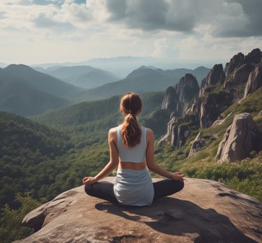 blue and white striped round textile